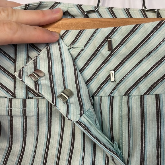 Ann Taylor LOFT Stretch Retro Pinstripe Dress Trouser Pants - Picture 7 of 7